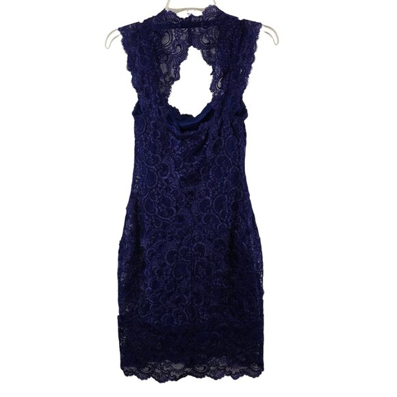 Nicole Miller Eva Lace Open Back Slip Lined Dress – Size Small - Picture 12 of 16